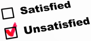 unsatisfied